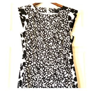 French connection cap sleeve bodycon dress